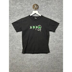 Vintage Emerica Skateboards T-Shirt Mens Black Cotton Graphic Crew Neck - Medium